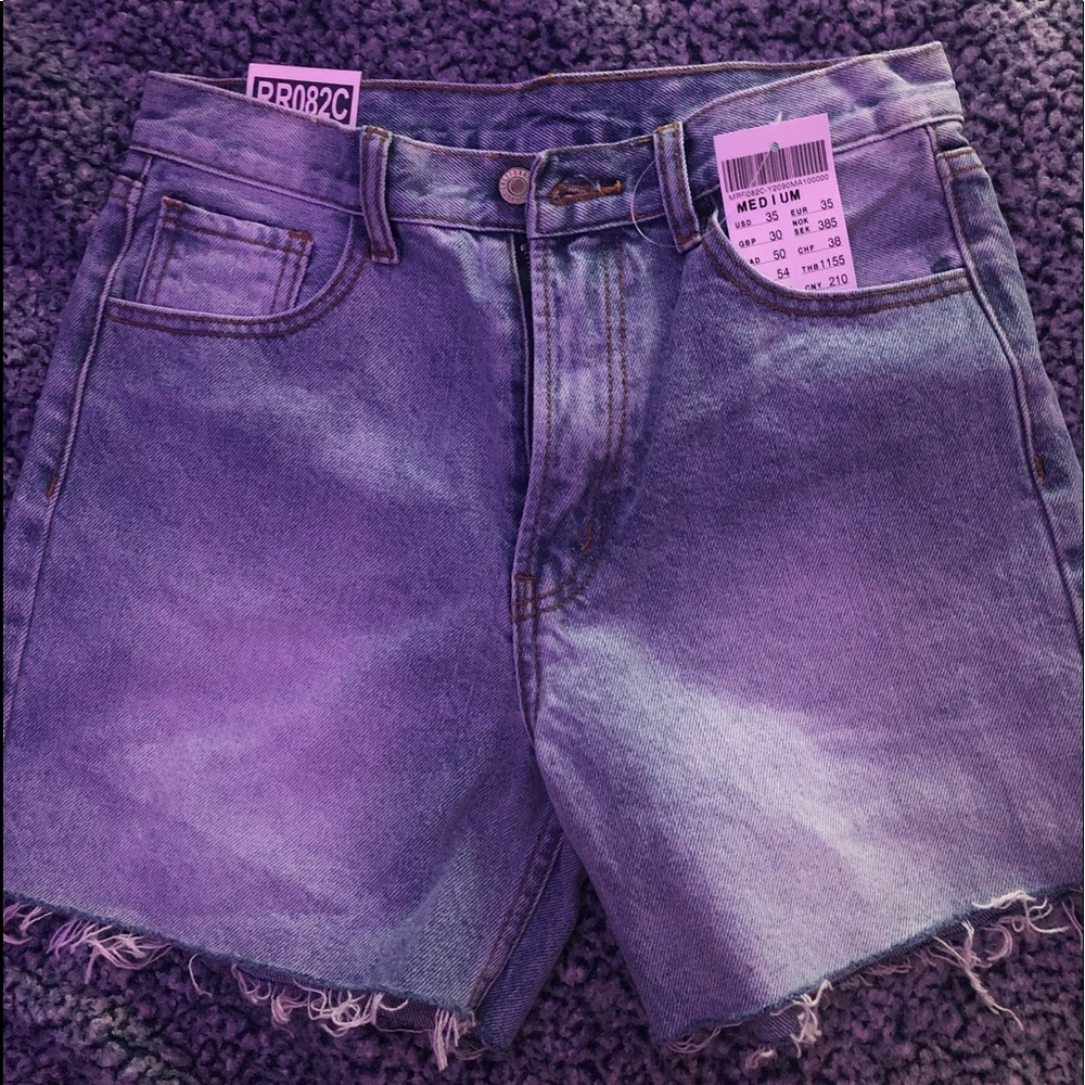 Brandy Melville high waited shorts.